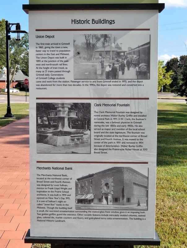 Historic Buildings Marker image. Click for full size.