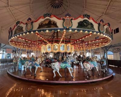 Santa Monica Pier Carousel image. Click for full size.