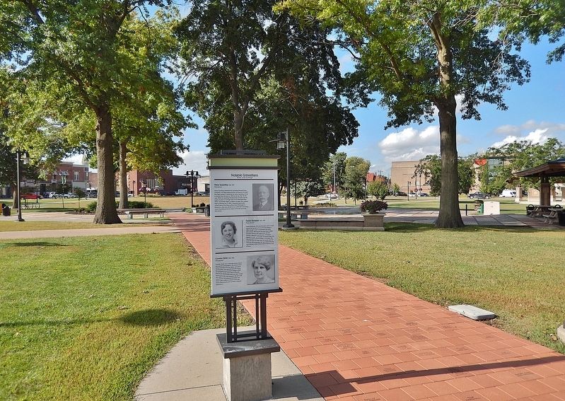 Notable Grinnellians Marker image. Click for full size.