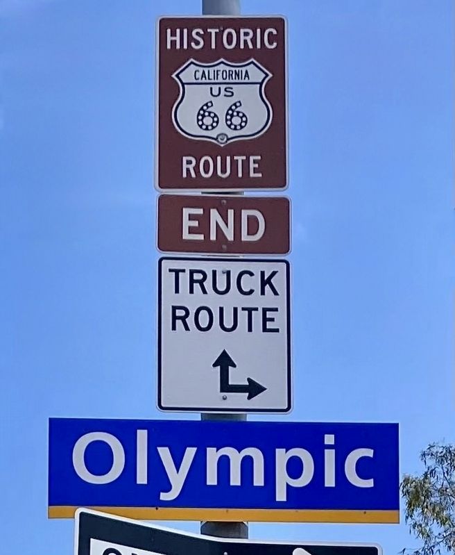 Historic Route 66 End. Click for full size. Historic Route 66 End image. Click for full size.