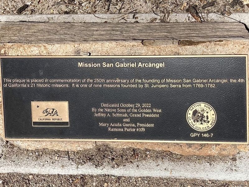 San Gabriel Mission. Click for full size. San Gabriel Mission image. Click for full size.