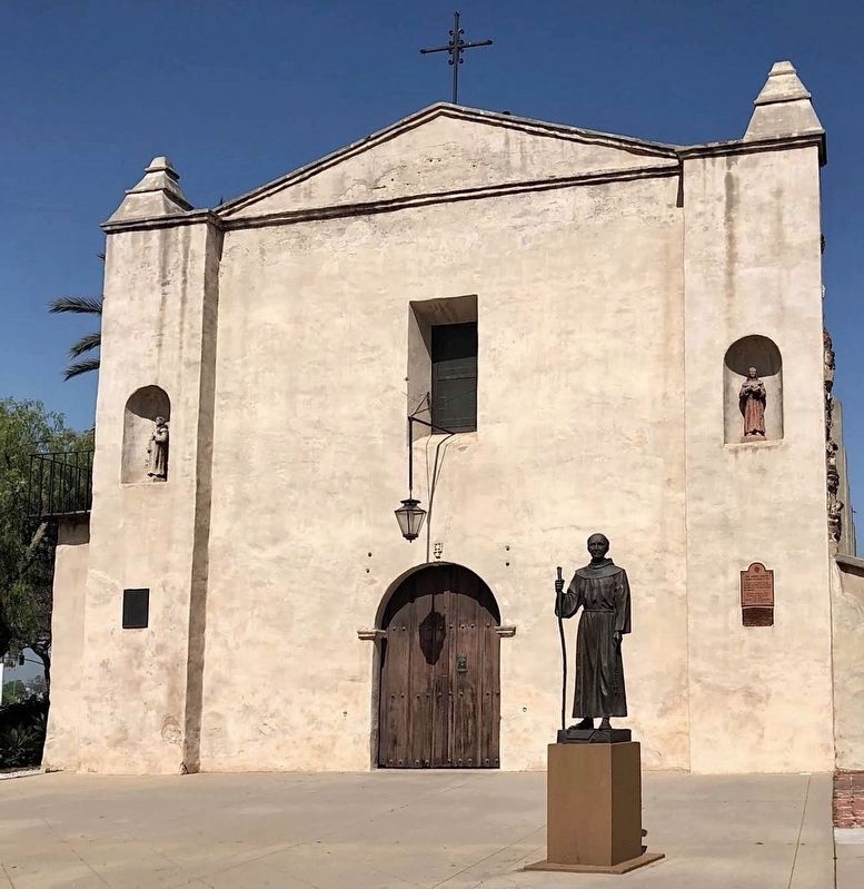 San Gabriel Mission and Markers. Click for full size. San Gabriel Mission and Markers image. Click for full size.