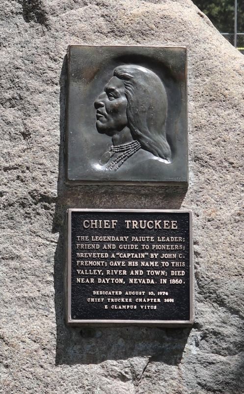 Chief Truckee Marker. Click for full size. Chief Truckee Marker image. Click for full size.