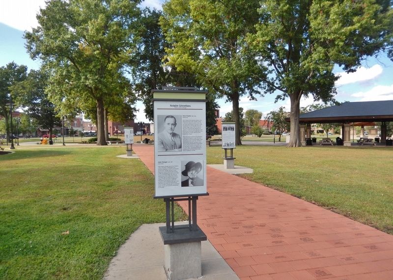Notable Grinnellians Marker. Click for full size. Notable Grinnellians Marker image. Click for full size.