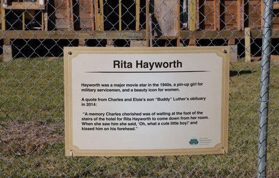 Rita Hayworth Marker image. Click for full size.