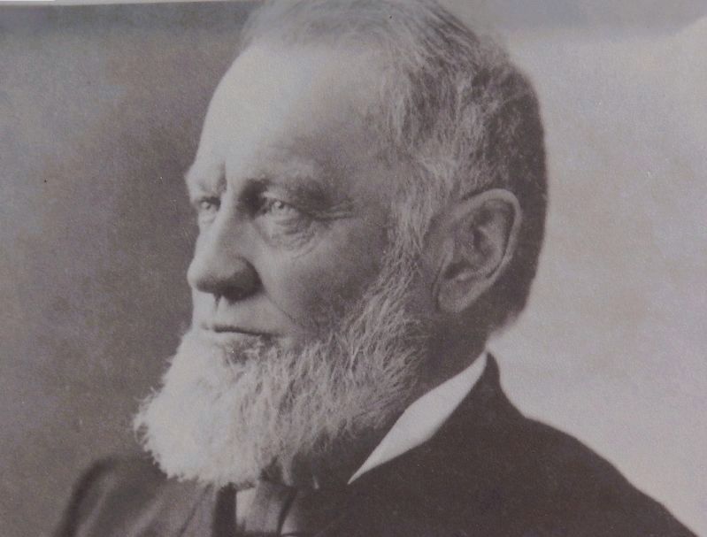 Marker detail: J. B. Grinnell. Click for full size. Marker detail: J. B. Grinnell image. Click for full size.