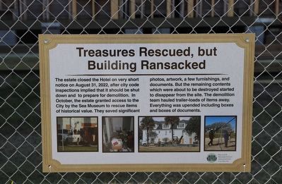 Treasures Rescued, Build Ransacked Marker image. Click for full size.