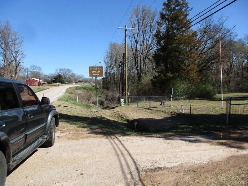 Site of C.W. Morris Cotton Gin Marker image. Click for full size.