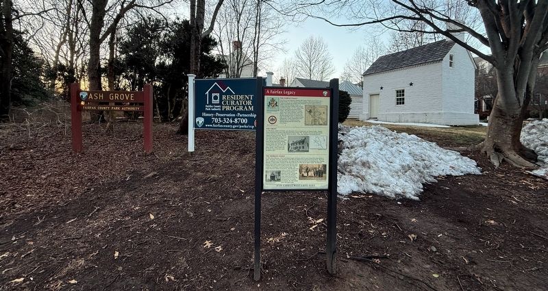 A Fairfax Legacy Marker image. Click for full size.