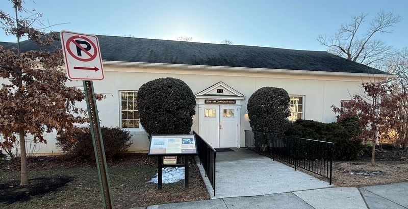 Lyon Park Community Center Marker. Click for full size. Lyon Park Community Center Marker image. Click for full size.
