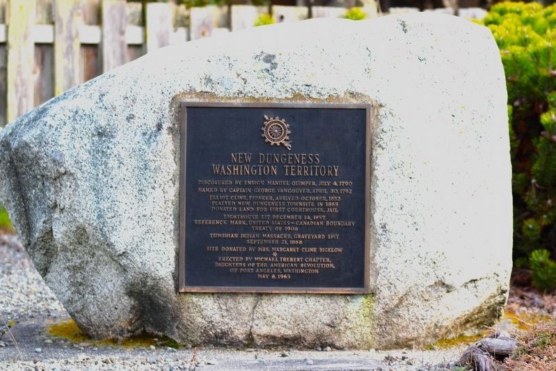 New Dungeness, Washington Territory Marker image. Click for full size.