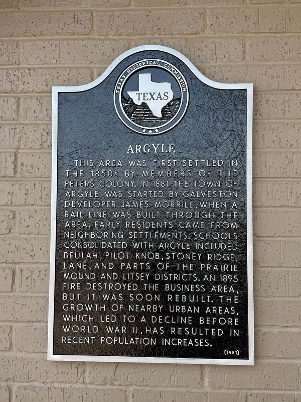 Argyle Marker image. Click for full size.