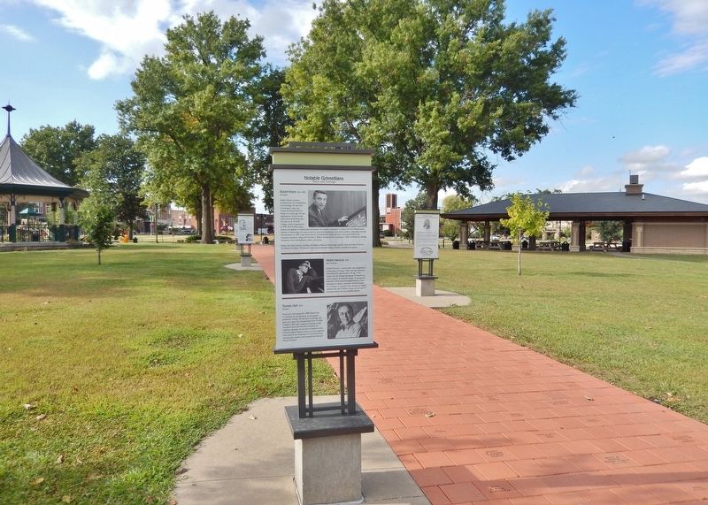 Notable Grinnellians Marker image. Click for full size.