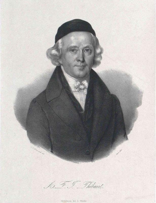 Anton Friedrich Justus Thibaut - German jurist image. Click for full size.