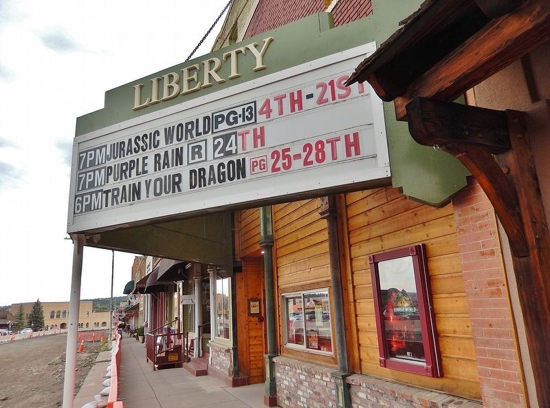 Liberty Theatre Marquee image. Click for full size.