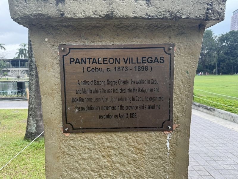 Pantaleon Villegas Marker. Click for full size. Pantaleon Villegas Marker image. Click for full size.