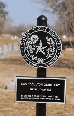 Campbellton Cemetery Marker. Click for full size. Campbellton Cemetery Marker image. Click for full size.