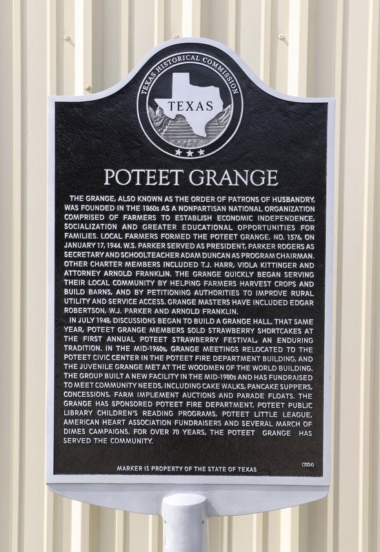 Poteet Grange Marker image. Click for full size.