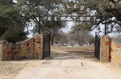 Rutledge Cemetery Marker image. Click for full size.