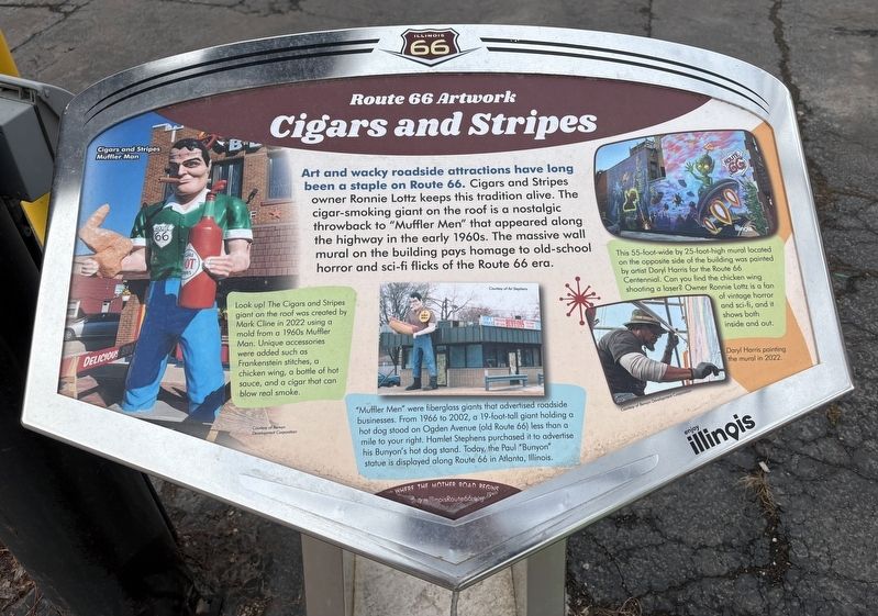 Cigars and Stripes Marker. Click for full size. Cigars and Stripes Marker image. Click for full size.