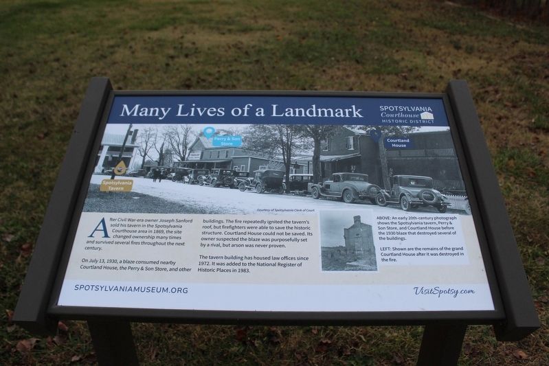 Many Lives of a Landmark Marker image. Click for full size.