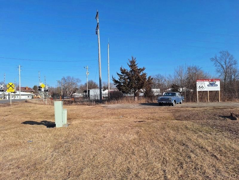 Historic Route 66 � Chenoa Marker image. Click for full size.