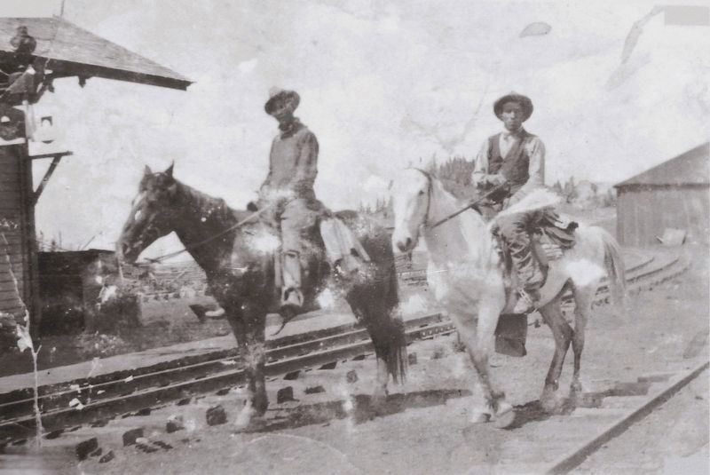 Marker detail: Ranching was a way of life image. Click for full size.