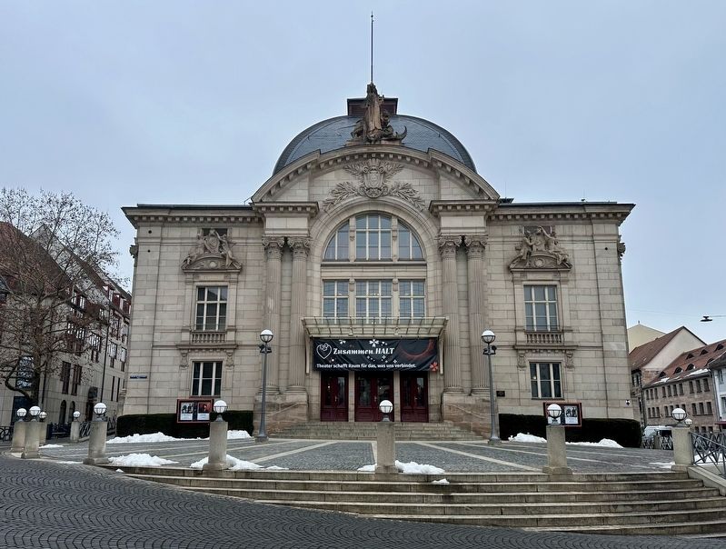 Stadttheater / City Theater and Marker. Click for full size. Stadttheater / City Theater and Marker image. Click for full size.