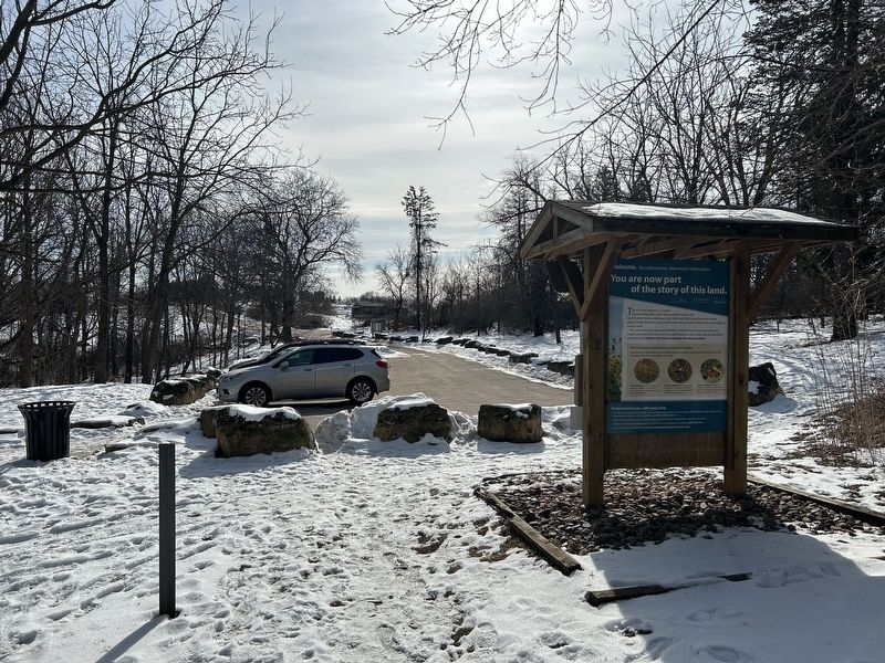 You are now part of the story of this land. Marker, from the north image. Click for full size.