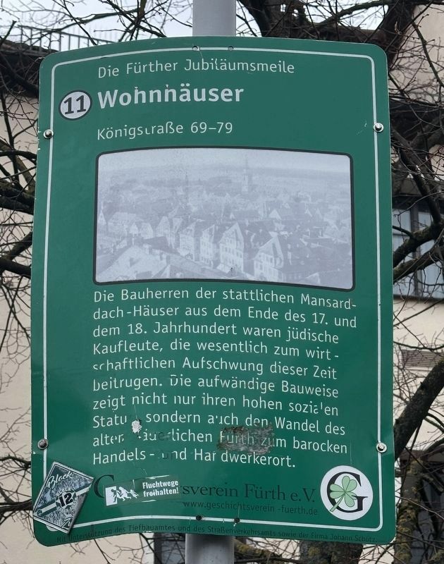 Wohnhäuser / Residential Buildings Marker. Click for full size. Wohnhäuser / Residential Buildings Marker image. Click for full size.