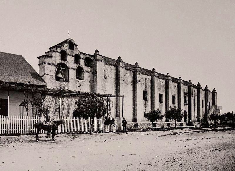 San Gabriel Mission - 1882. Click for full size. San Gabriel Mission - 1882 image. Click for full size.