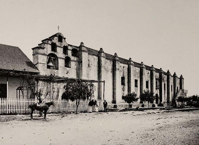 San Gabriel Mission - 1882. Click for full size. San Gabriel Mission - 1882 image. Click for full size.
