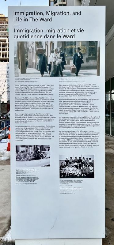 Immigration, Migration, and Life in The Ward Marker image. Click for more information.