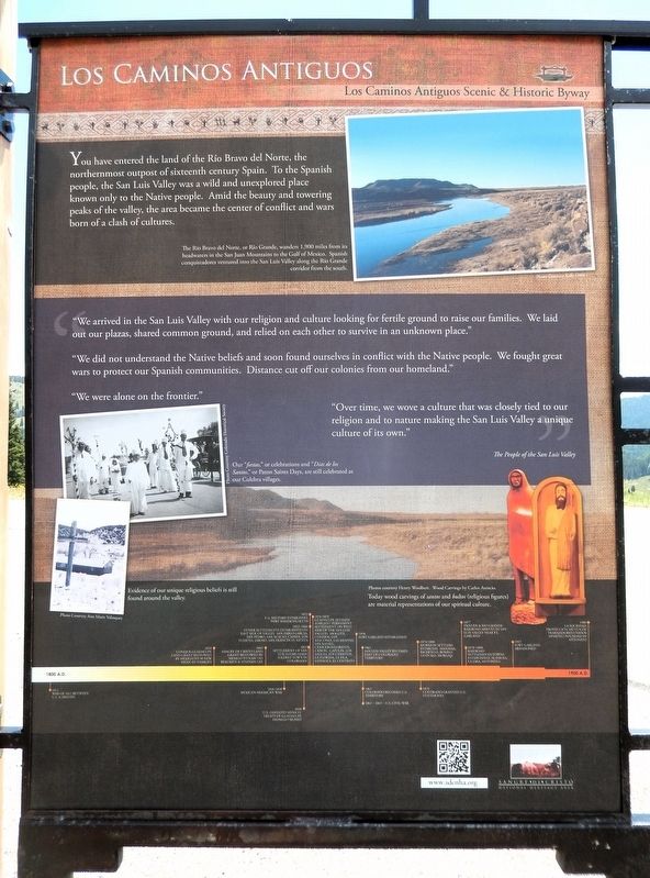 Los Caminos Antiguos Marker. Click for full size. Los Caminos Antiguos Marker image. Click for full size.