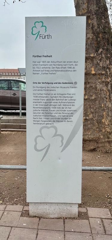 F�rther Freiheit / F�rth Freiheit Square Marker image. Click for full size.
