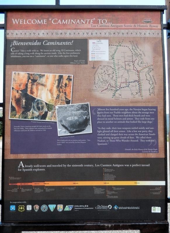 Welcome �Caminante� Marker image. Click for full size.