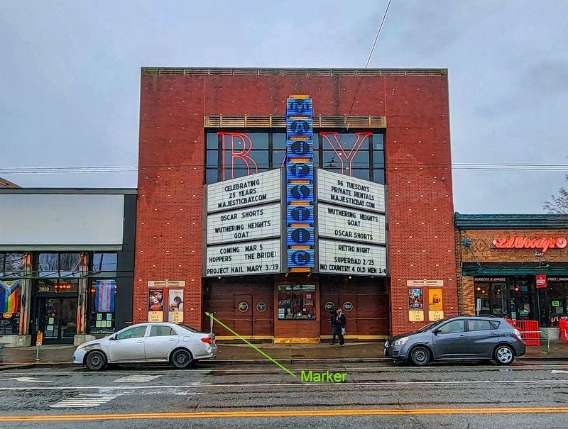 America's Oldest Continually Operating Movie Theatre image. Click for full size.