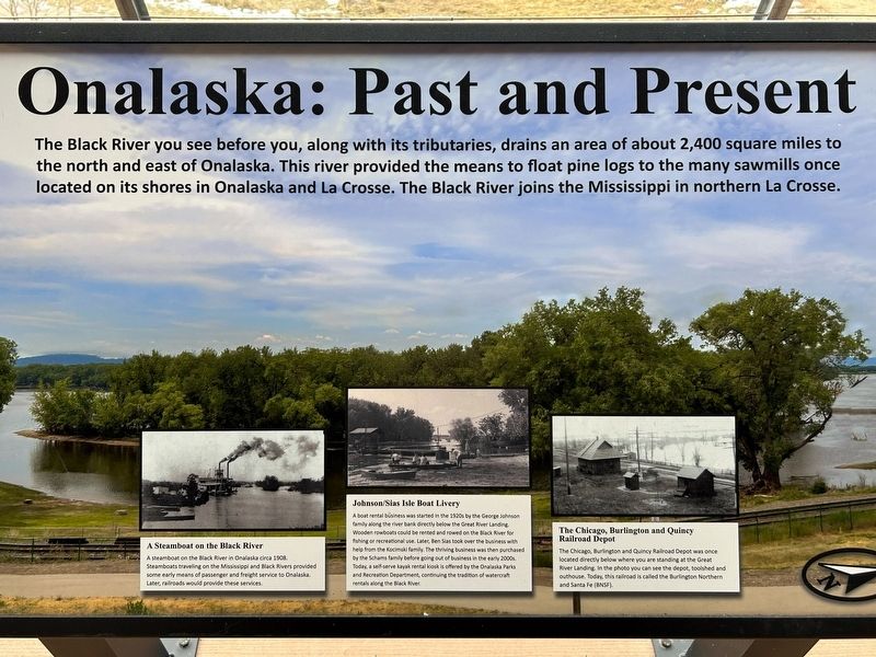 Onalaska: Past and Present Marker image. Click for full size.