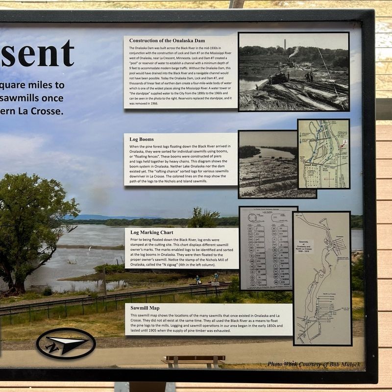 Onalaska: Past and Present Marker image. Click for full size.