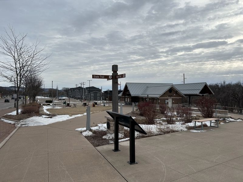 Onalaska: Present and Past Marker. Click for full size. Onalaska: Present and Past Marker image. Click for full size.