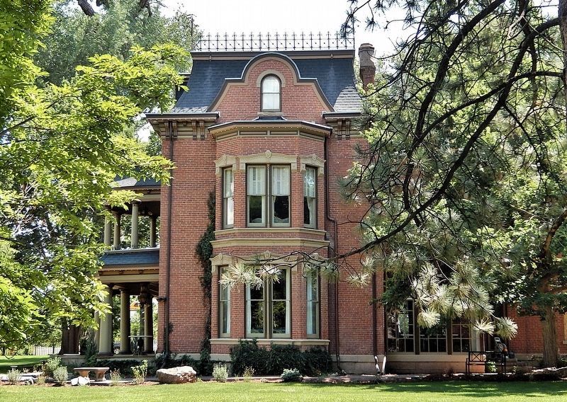 Robison Mansion (<i>west elevation</i>) image. Click for full size.
