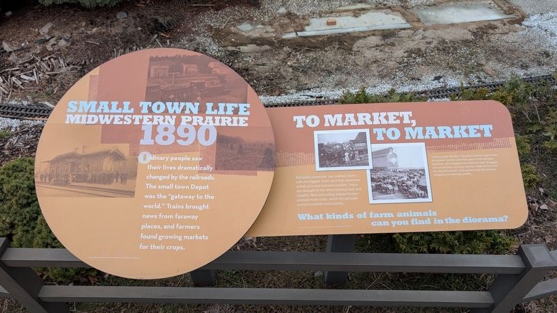 Small Town Life Marker image. Click for full size.