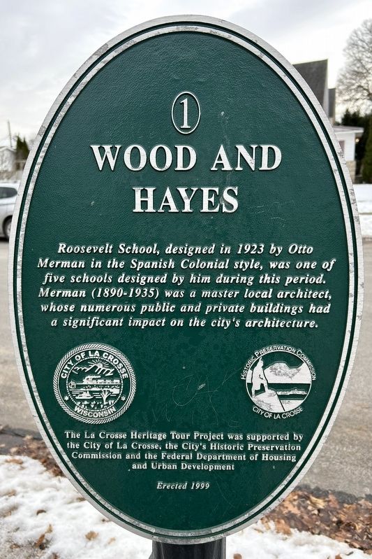 Wood and Hayes Marker. Click for full size. Wood and Hayes Marker image. Click for full size.