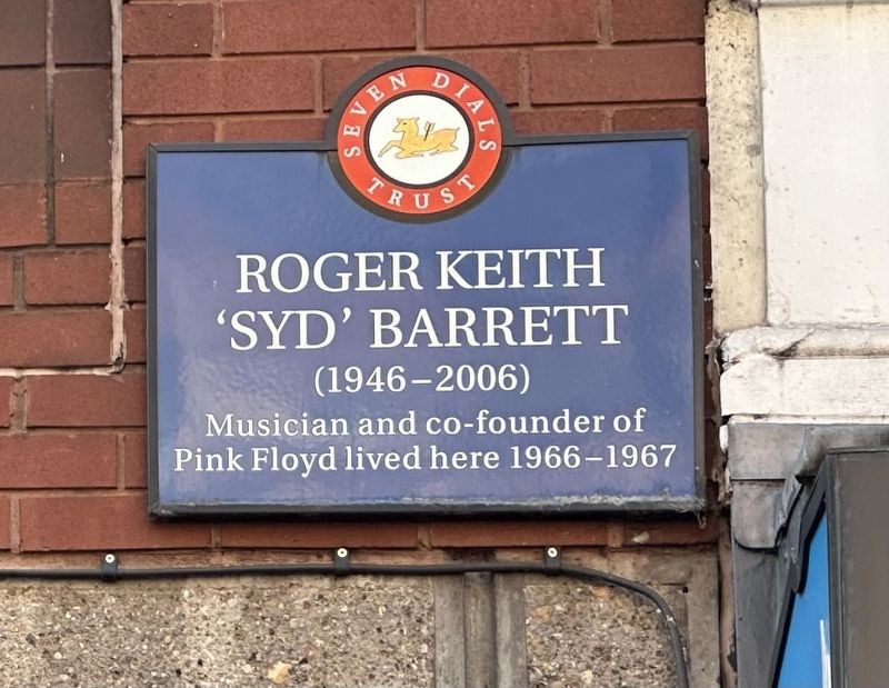 Roger Keith �Syd� Barrett (1946-2006) Marker image. Click for full size.