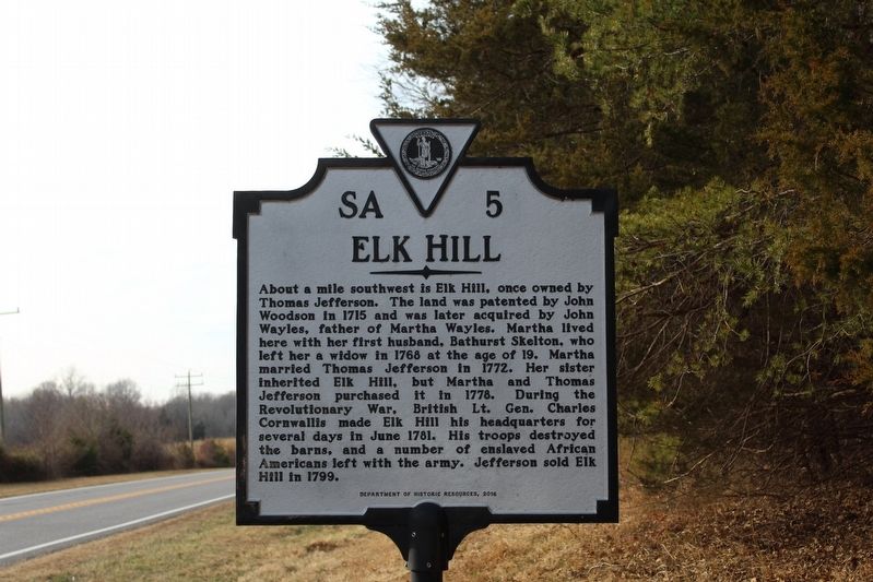 Elk Hill Marker image. Click for full size.