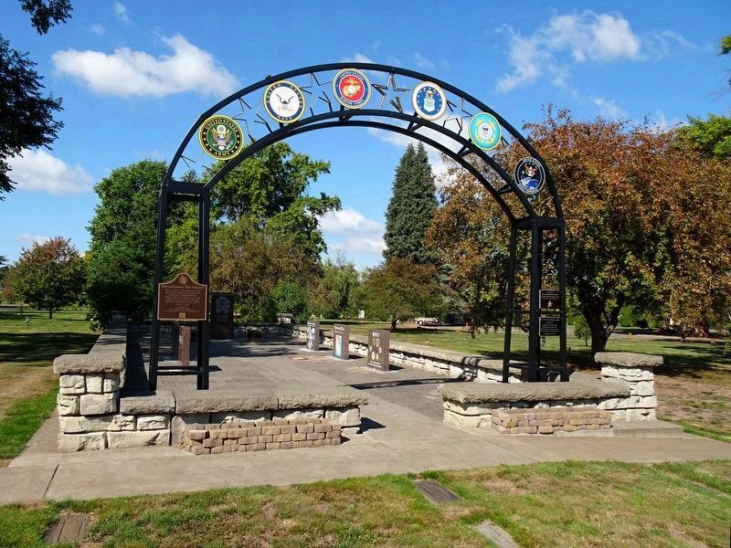 The Gold Star Mothers Arch. Click for full size. The Gold Star Mothers Arch image. Click for full size.