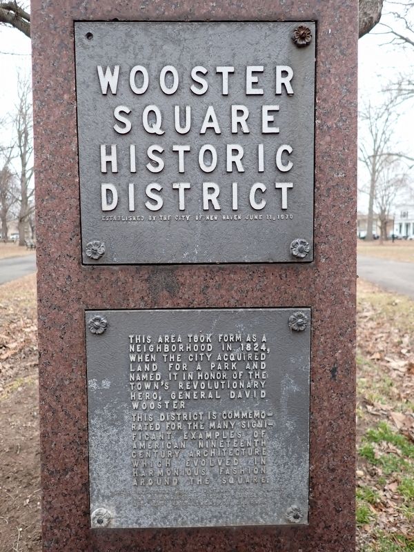 Wooster Square Historic District Marker image. Click for full size.