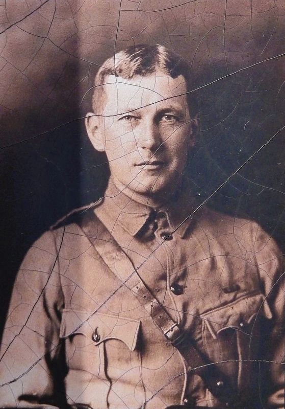 Marker detail: Lieutenant Colonel John McCrae. Click for full size. Marker detail: Lieutenant Colonel John McCrae image. Click for full size.