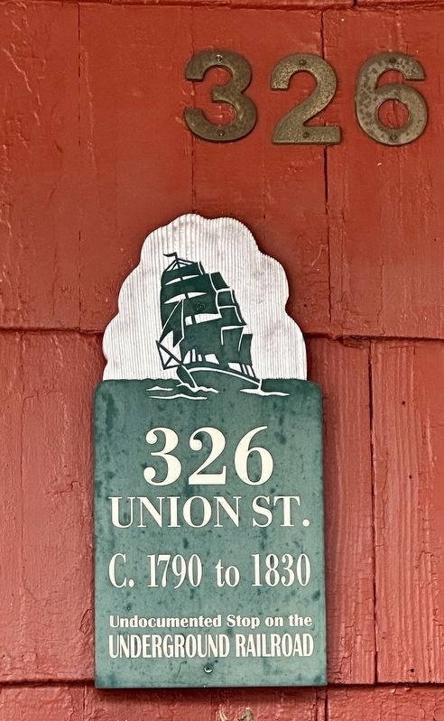 326 Union Street Marker. Click for full size. 326 Union Street Marker image. Click for full size.