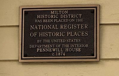 Pennewill House Marker. Click for full size. Pennewill House Marker image. Click for full size.